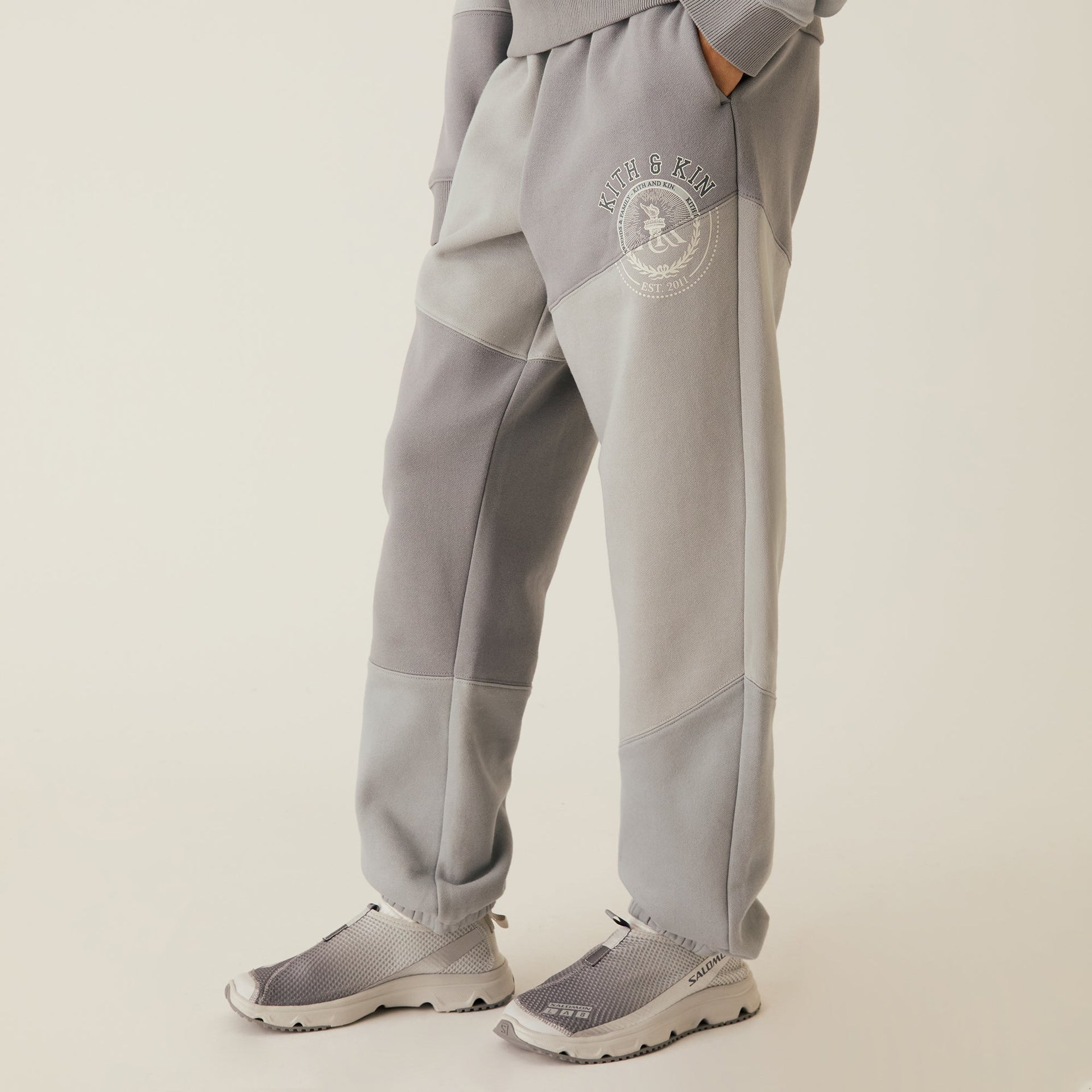 Kith Women Chelsea III Patchwork Sweatpant - Statue