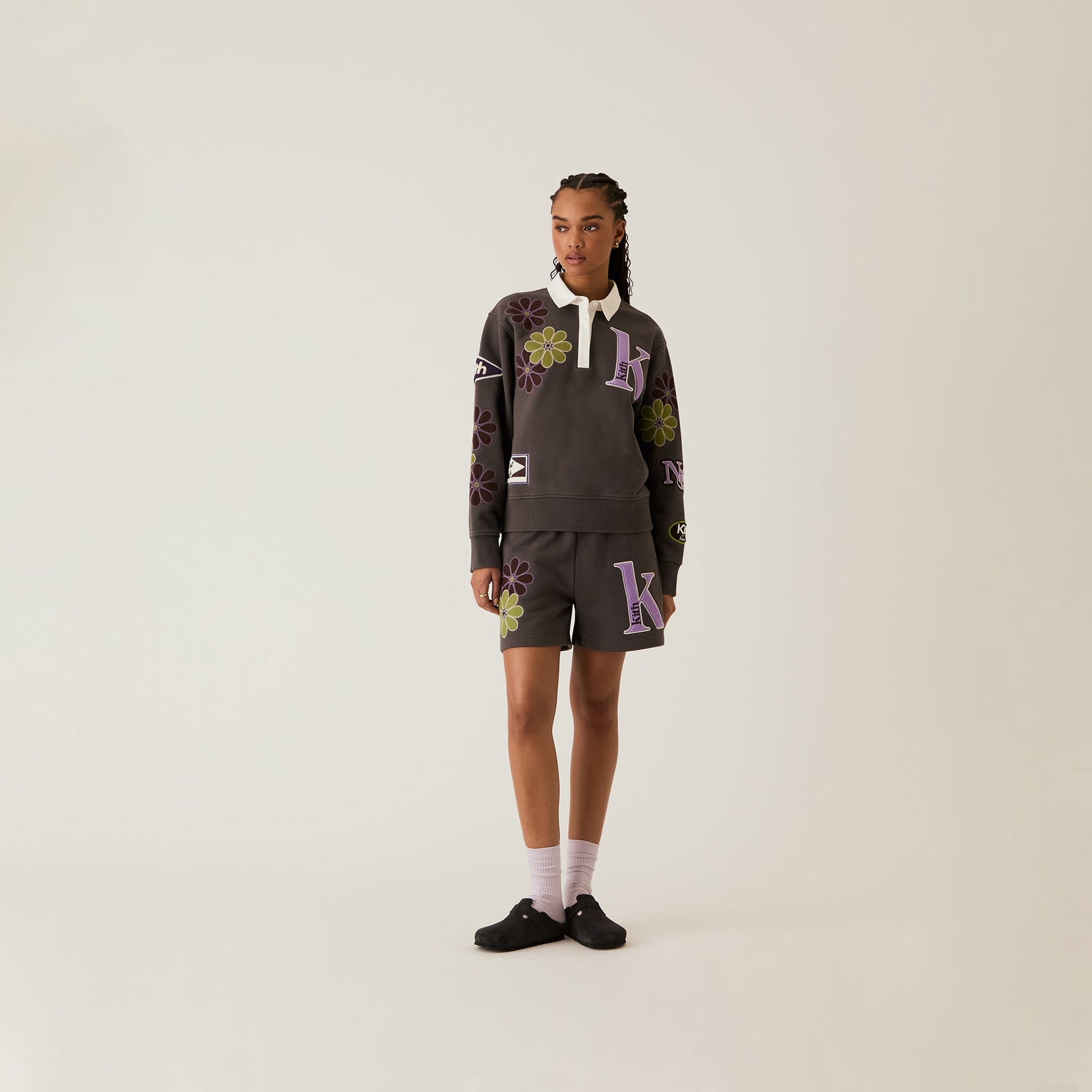 Kith Women Emery Floral Rugby - Hematite PH