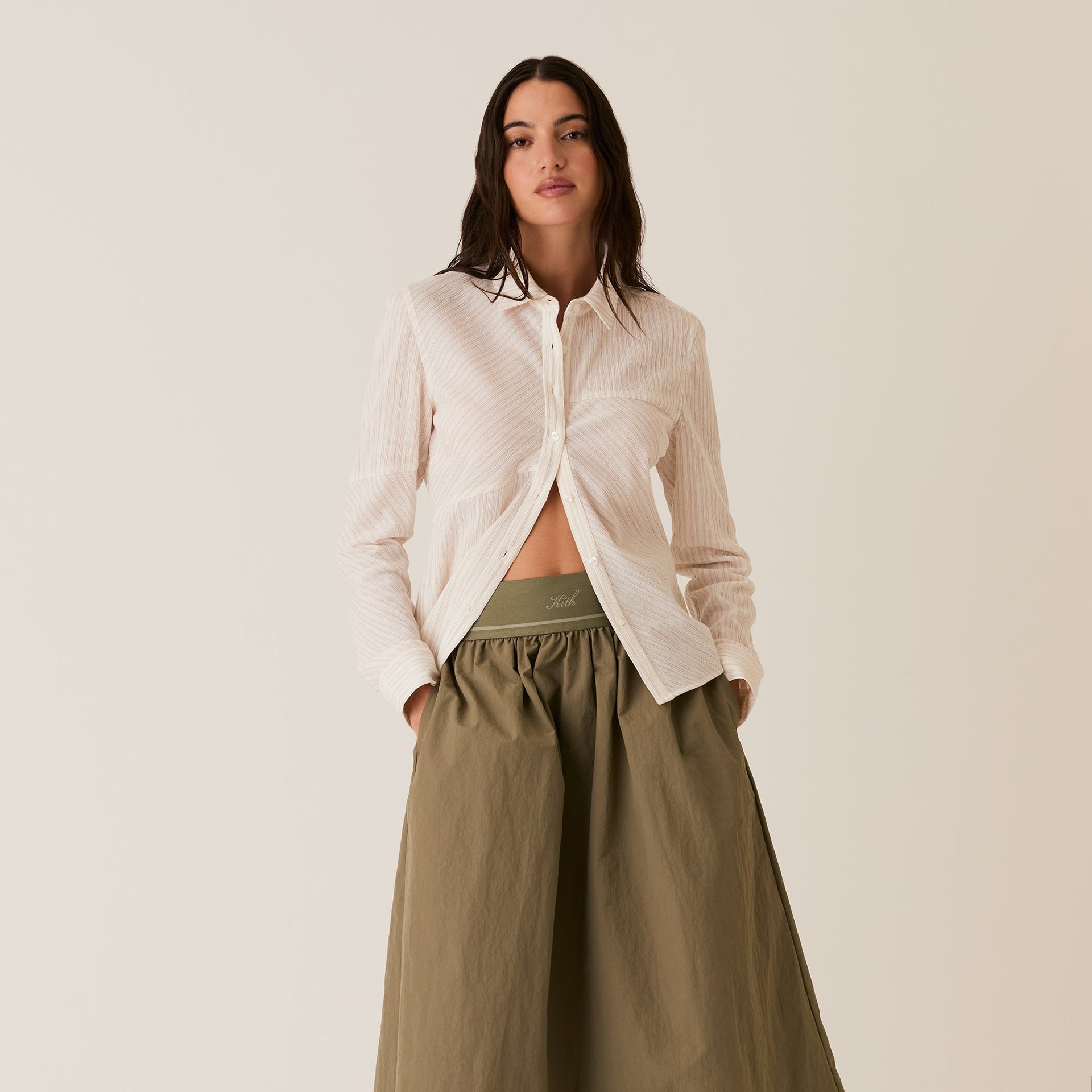 Kith Women Nadine Nylon Maxi Skirt - Canopy PH