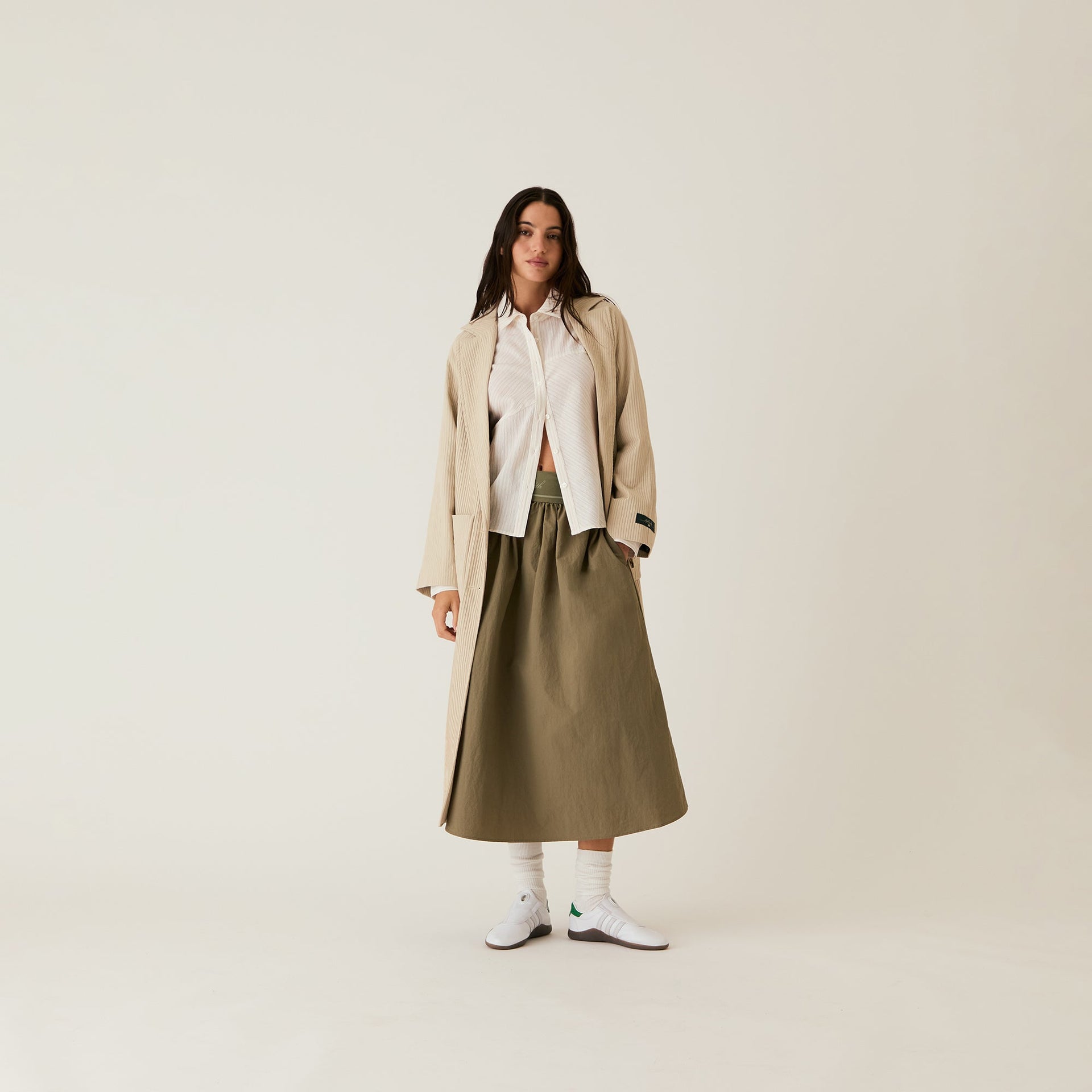 Kith Women Rory Pleated Coat - Oxide PH