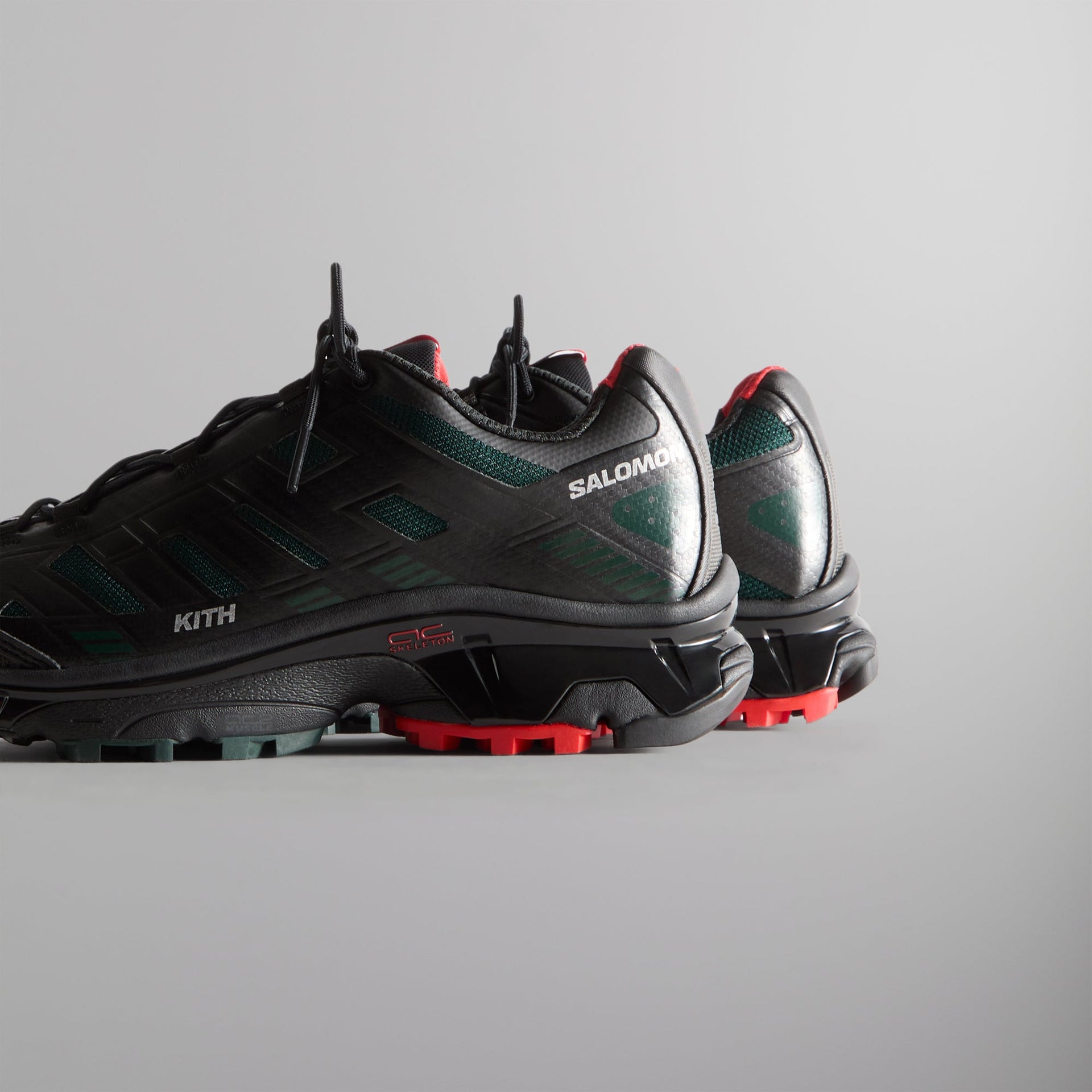 Kith for Salomon XT-4K - Black / Scarab / Fiery Red