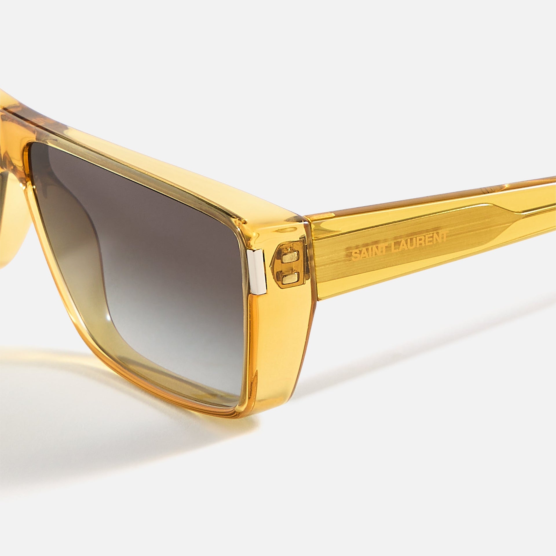 Saint Laurent Rectangular Frames - Yellow