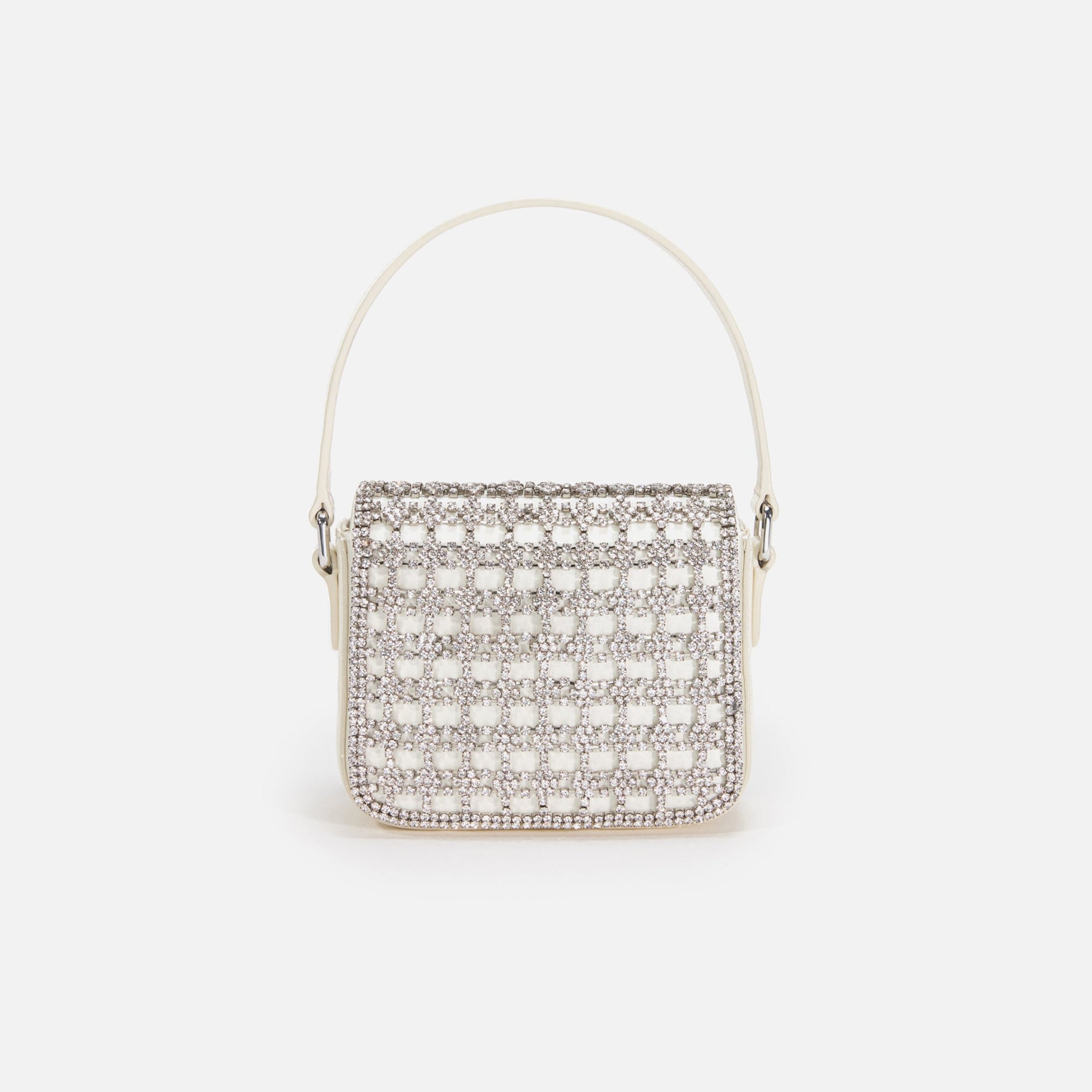 Self-Portrait Crystal Micro Bag - Champagne