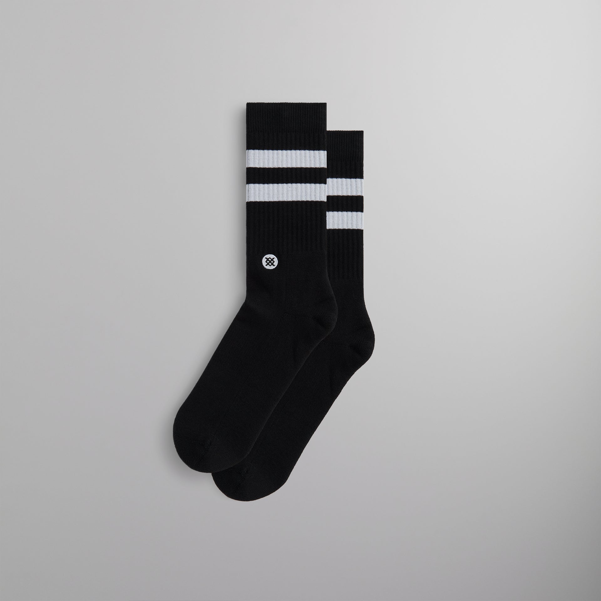 Kith Classics for Stance Crew Sock - Black / White