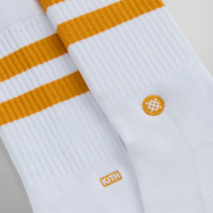 Kith Classics for Stance Crew Sock - White / Gold