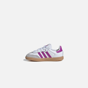 adidas TD Samba OG - White / Purple Burst / Gum3