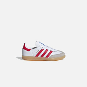 adidas PS Samba OG - White / Collegiate Red / Gum 3