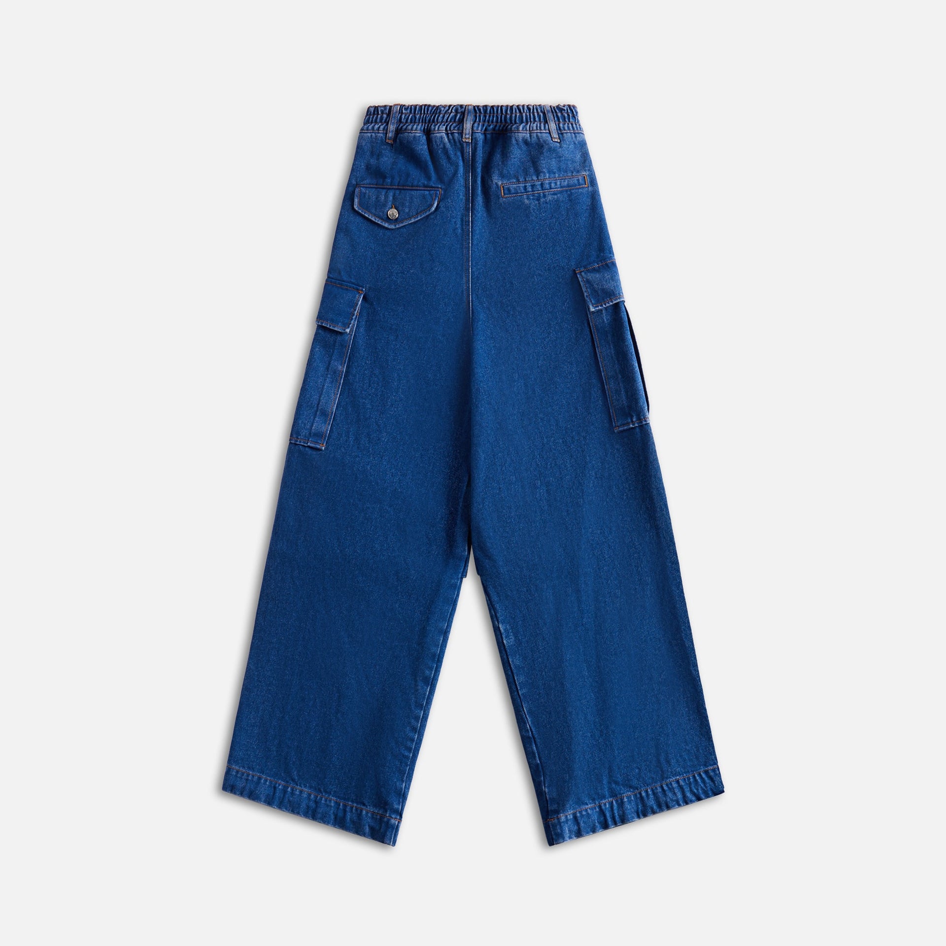 Marni Bleached Coated Organic Denim - Dark Cobalt