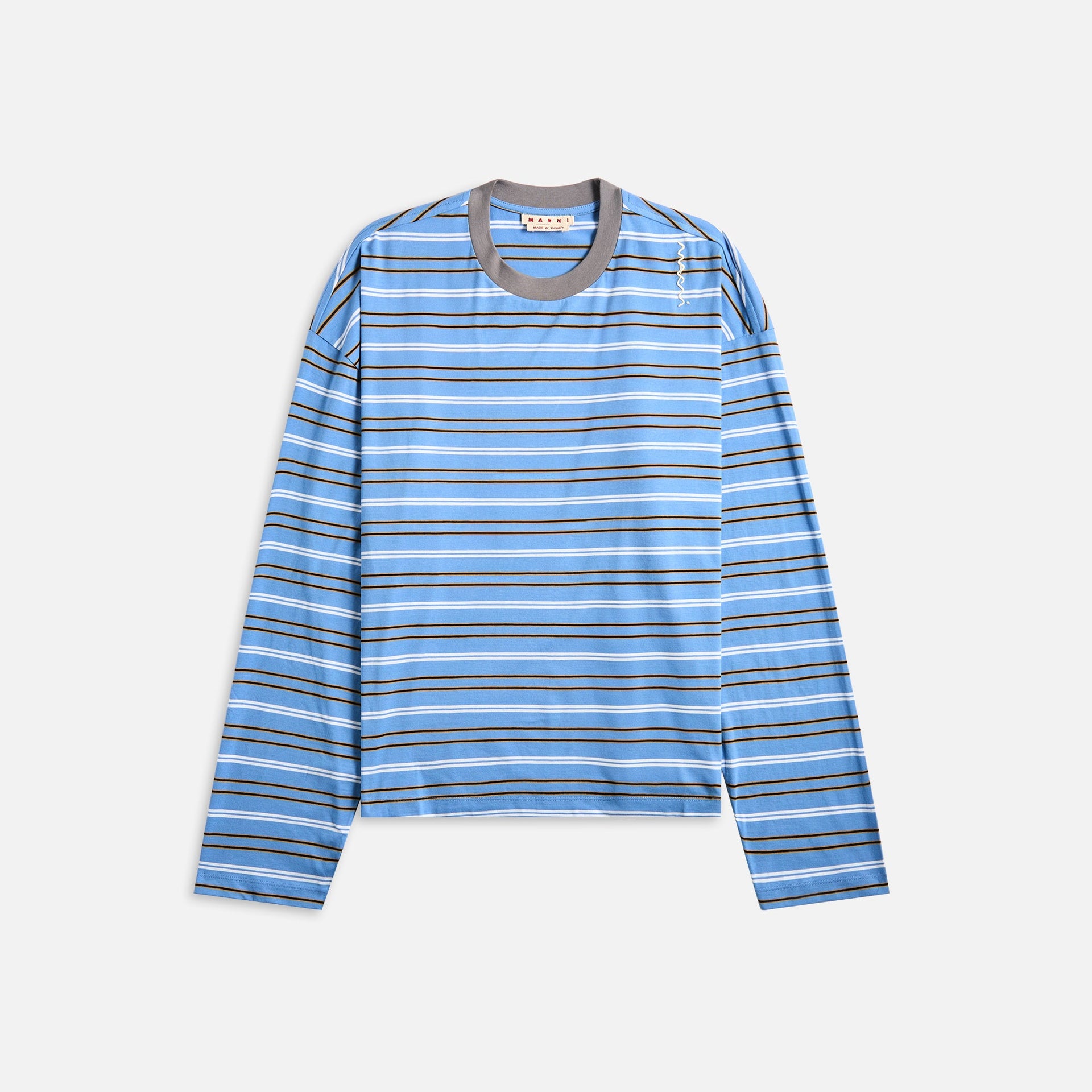 Marni Striped Jersey - Blue Lilac