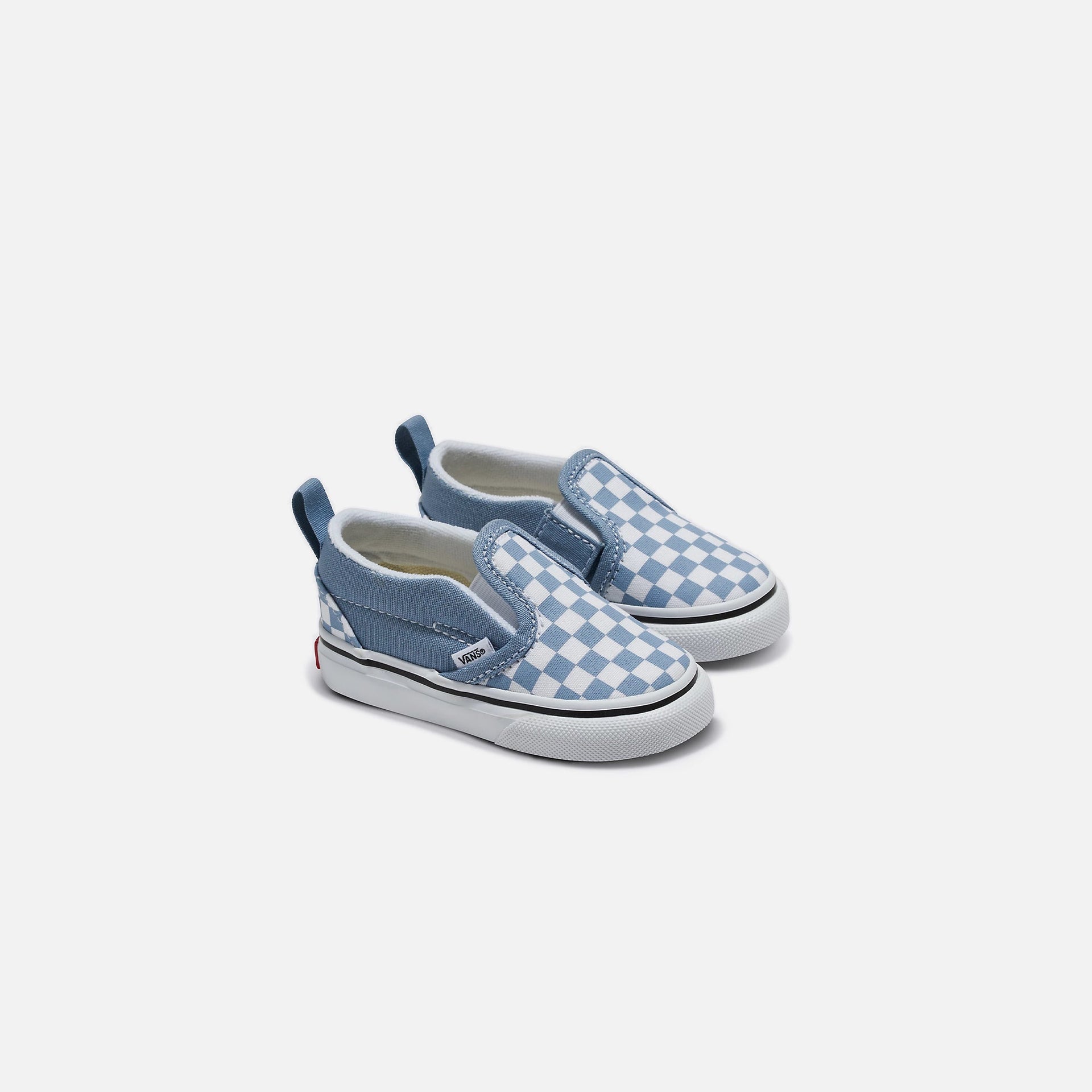 Vans Toddler Classic Slip-On - Checkerboard / Dusty Blue