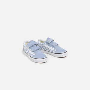 Vans Pre-School Old Skool Color Theory Checkerboard - Dusty Blue