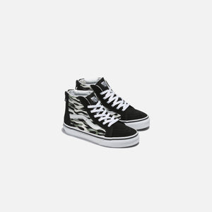 Van Kids SK8-HI Zip - Flame Camo Black / Grey