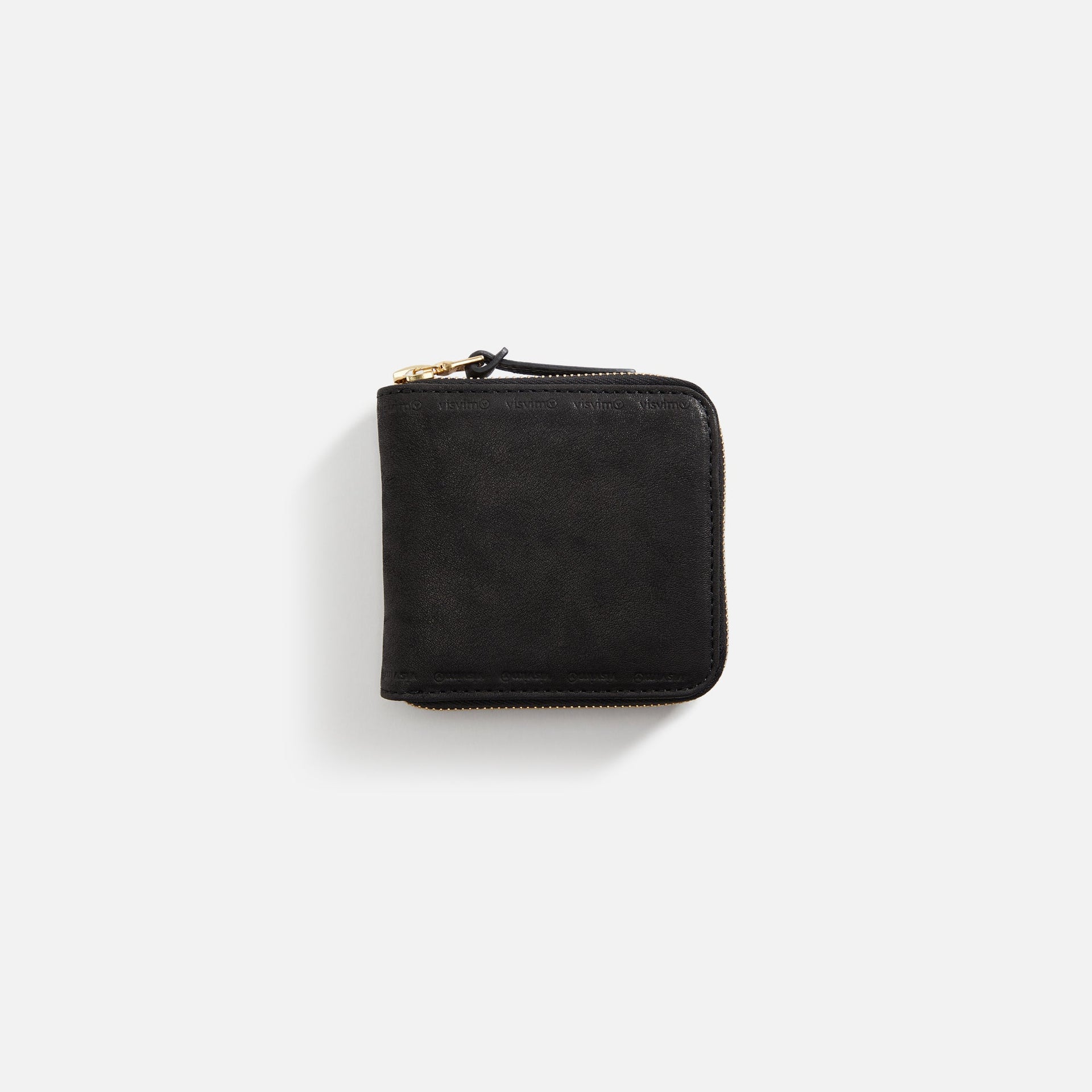 Visvim Leather Bi-Fold - Black