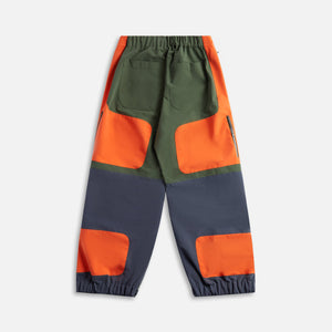 Junya Watanabe MAN Nylon Canvas Triple Layered Laminate Pants - Green / Red / Navy