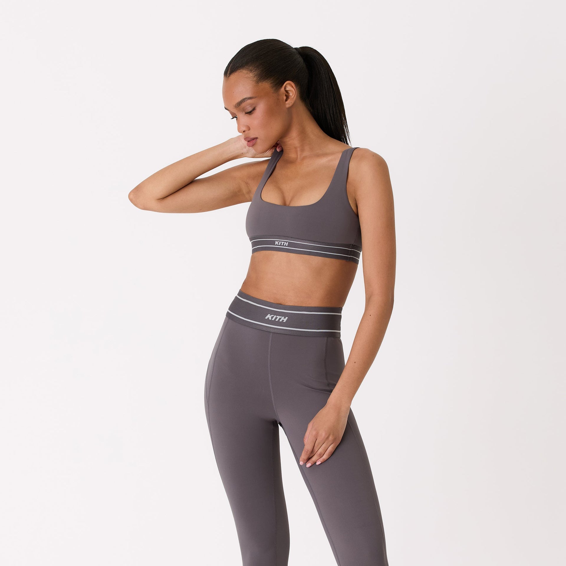 Kith Women Elle U-Neck Active Bra - Thunder