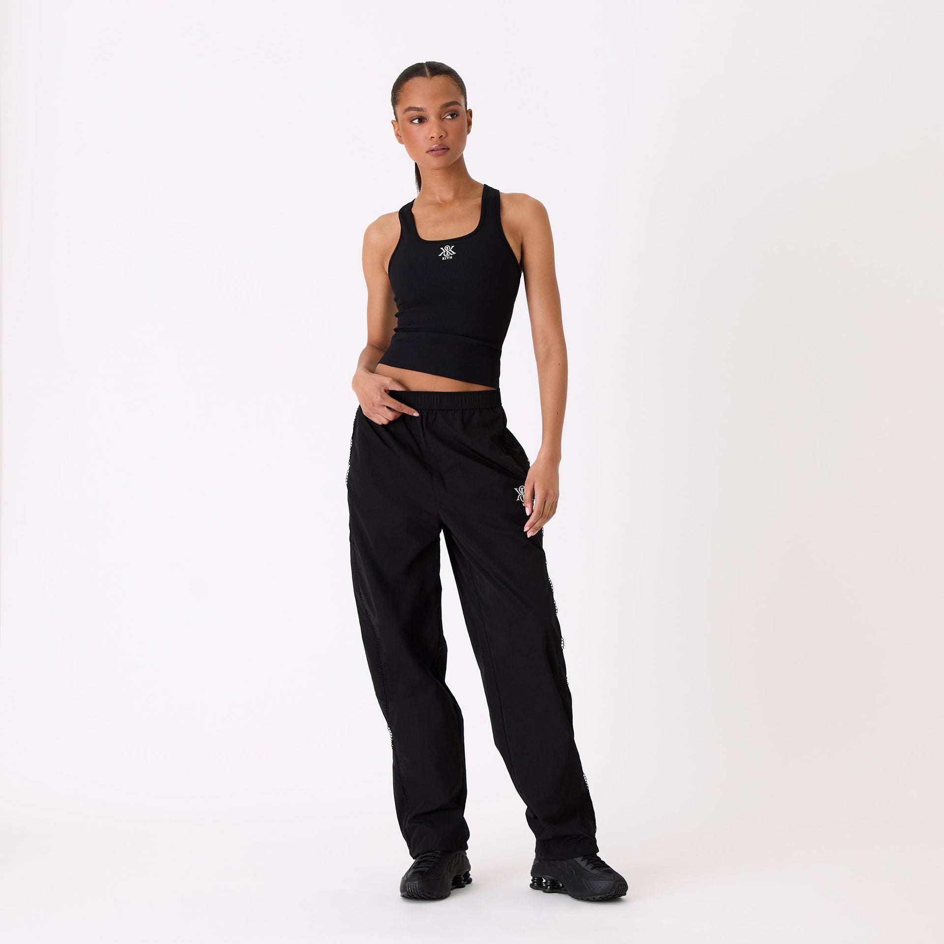 Kith Women Azariah Seamed Track Bottoms - Black