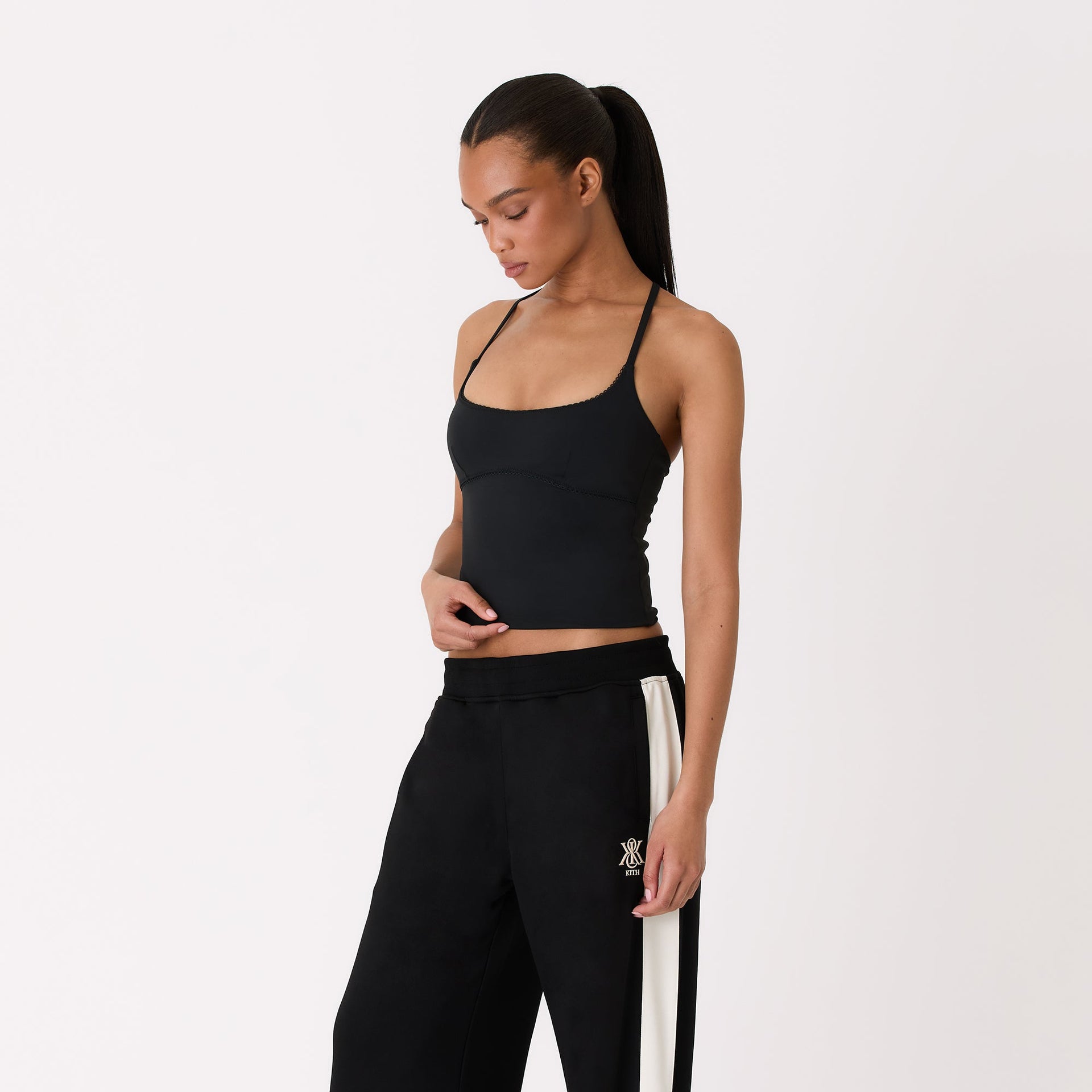 Kith Women Nadia Active Halter Tank - Black