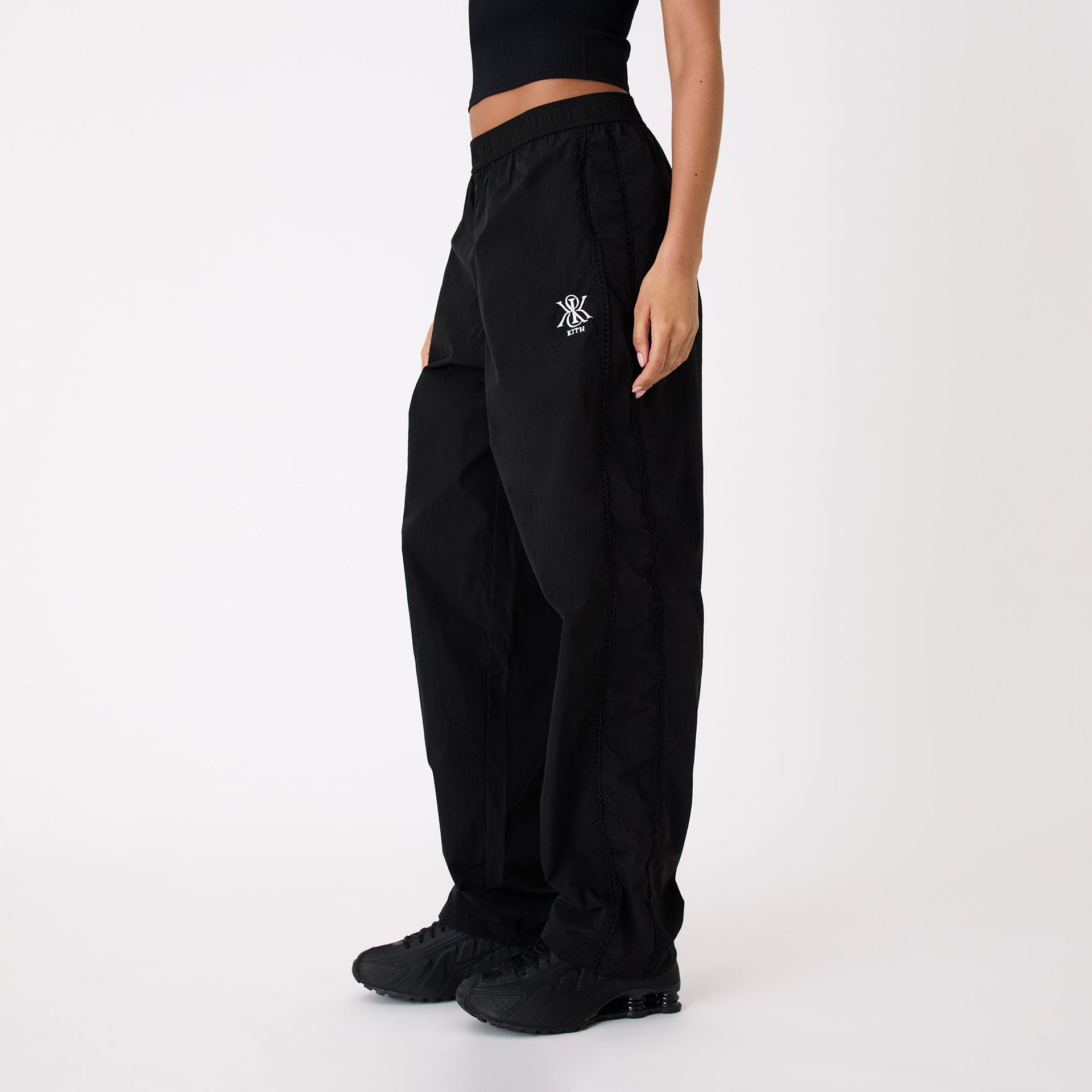 Kith Women Azariah Seamed Track Bottoms - Black