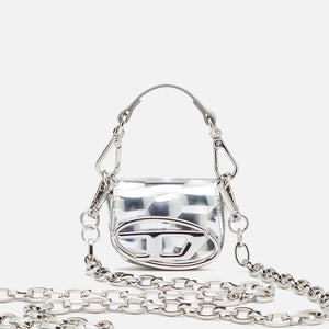 Diesel 1DR XXS Bag - Textured Silver