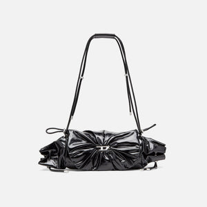 Diesel Medium Scrunch-D Shoulder Bag - Black