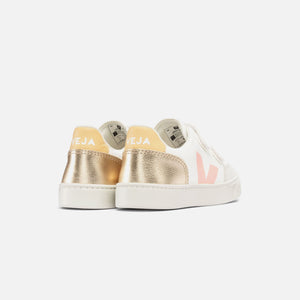 Veja Kids V-12 - Extra White / Multico Platine