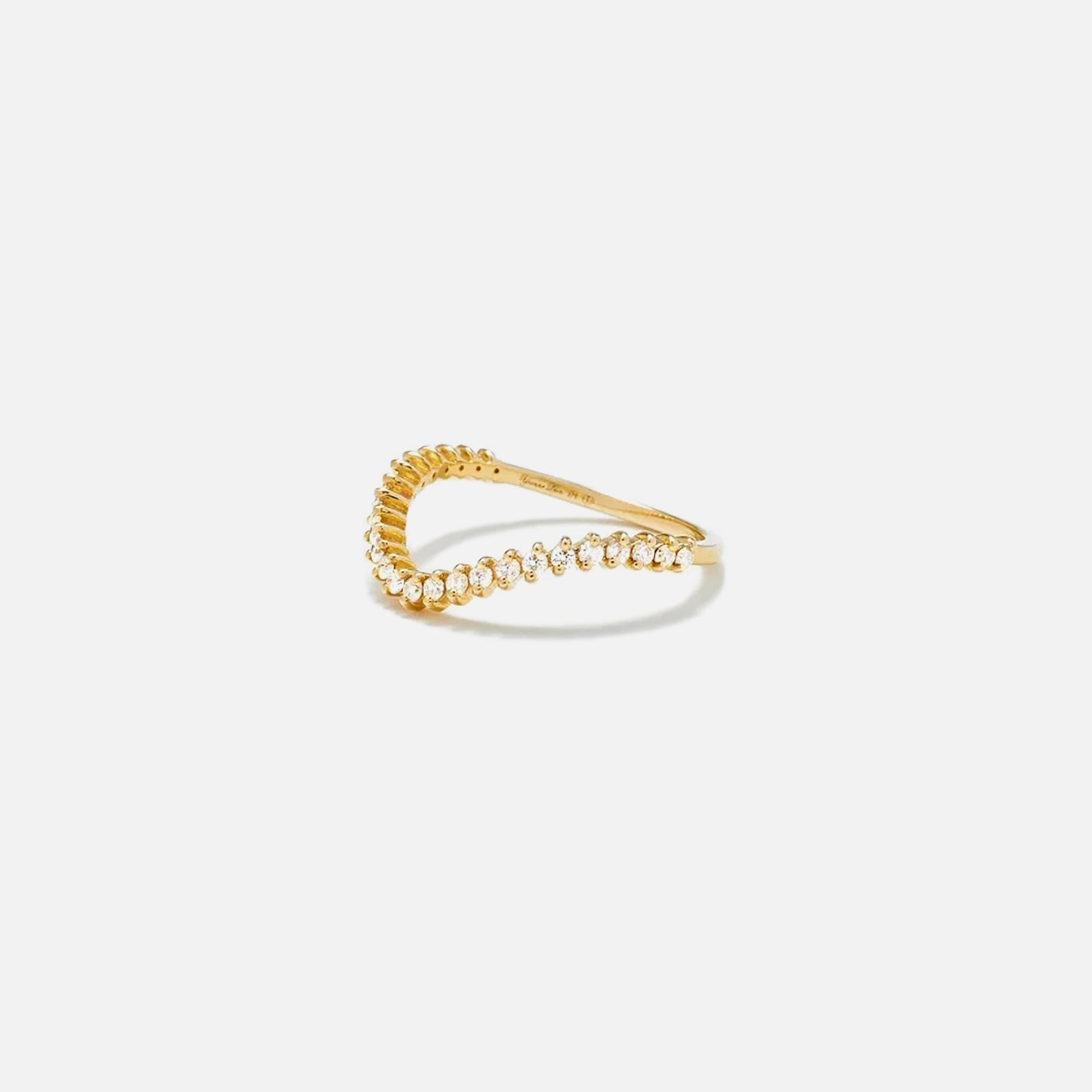 Yvonne Leon Alliance Mini Vague - Yellow Gold