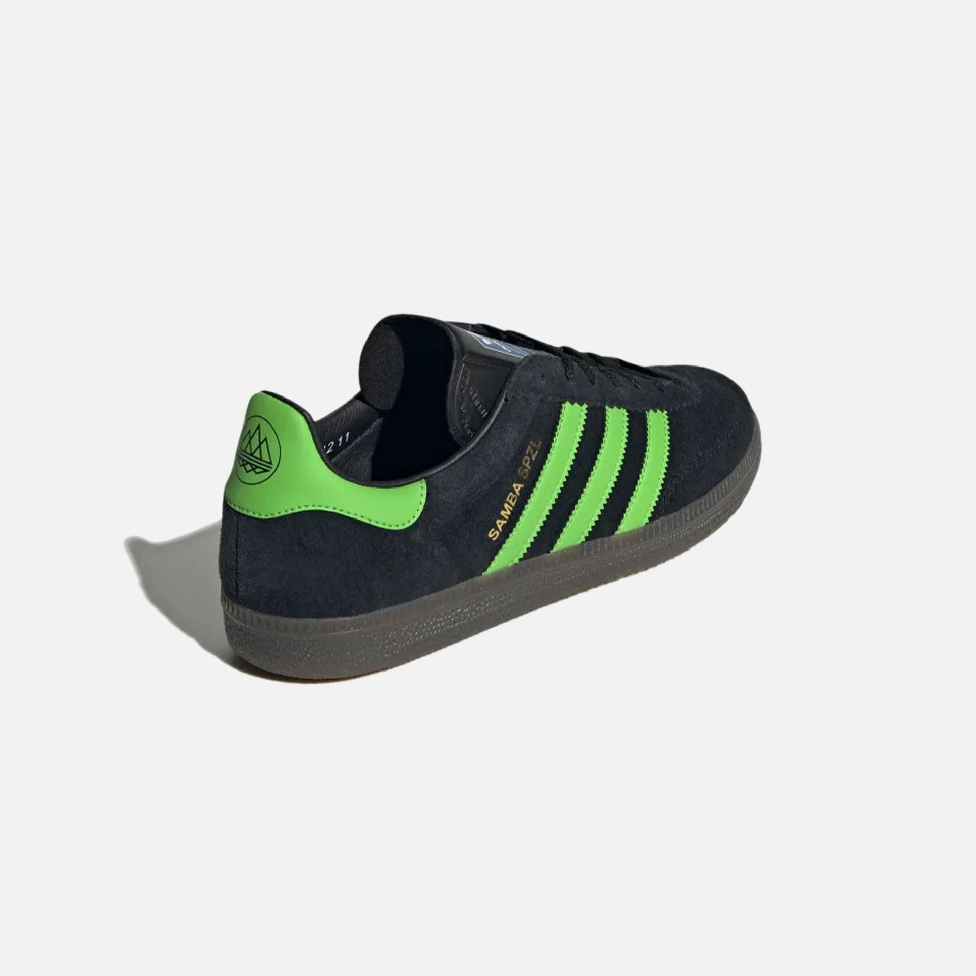 adidas Samba Deco SPZL - Core Black / Lucid Lime / Gum