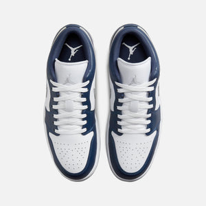 Jordan Air Jordan 1 Low - White / Wolf Grey / Midnight Navy