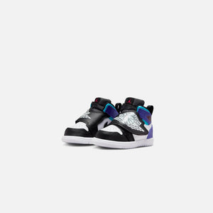 Jordan Toddler Sky Jordan 1 - White / True Red / Black / Bright Concord