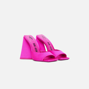 The Attico Devon Mule 115mm - Fuchsia Satin