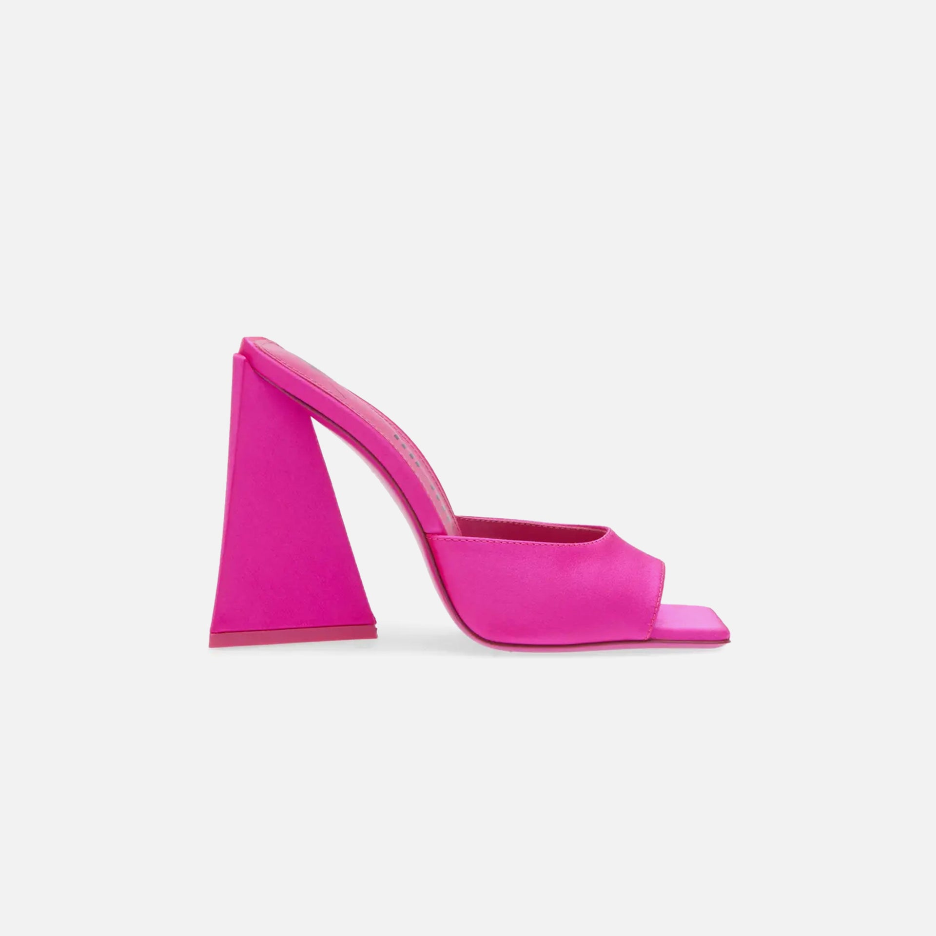 The Attico Devon Mule 115mm - Fuchsia Satin