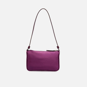 Palm Angels Satin Palm Shoulder Bag - Violet