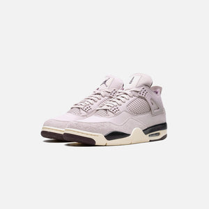 Jordan x A Ma Maniére WMNS Air Jordan 4 Retro - Fossil Stone / Metallic Pewter / Burgundy Crush