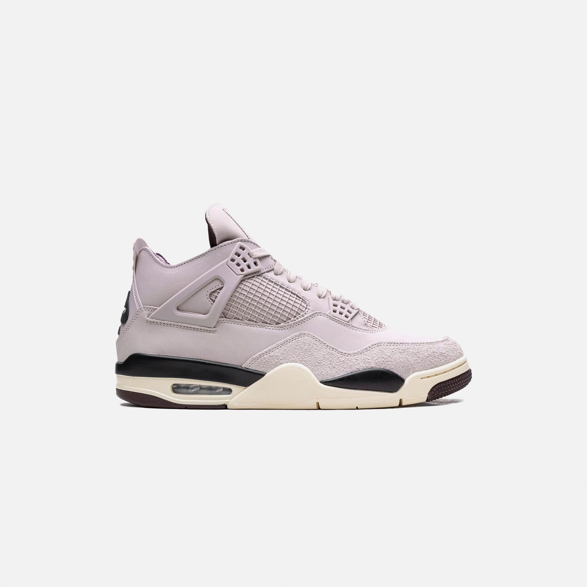 Jordan x A Ma Maniére WMNS Air Jordan 4 Retro - Fossil Stone / Metallic Pewter / Burgundy Crush