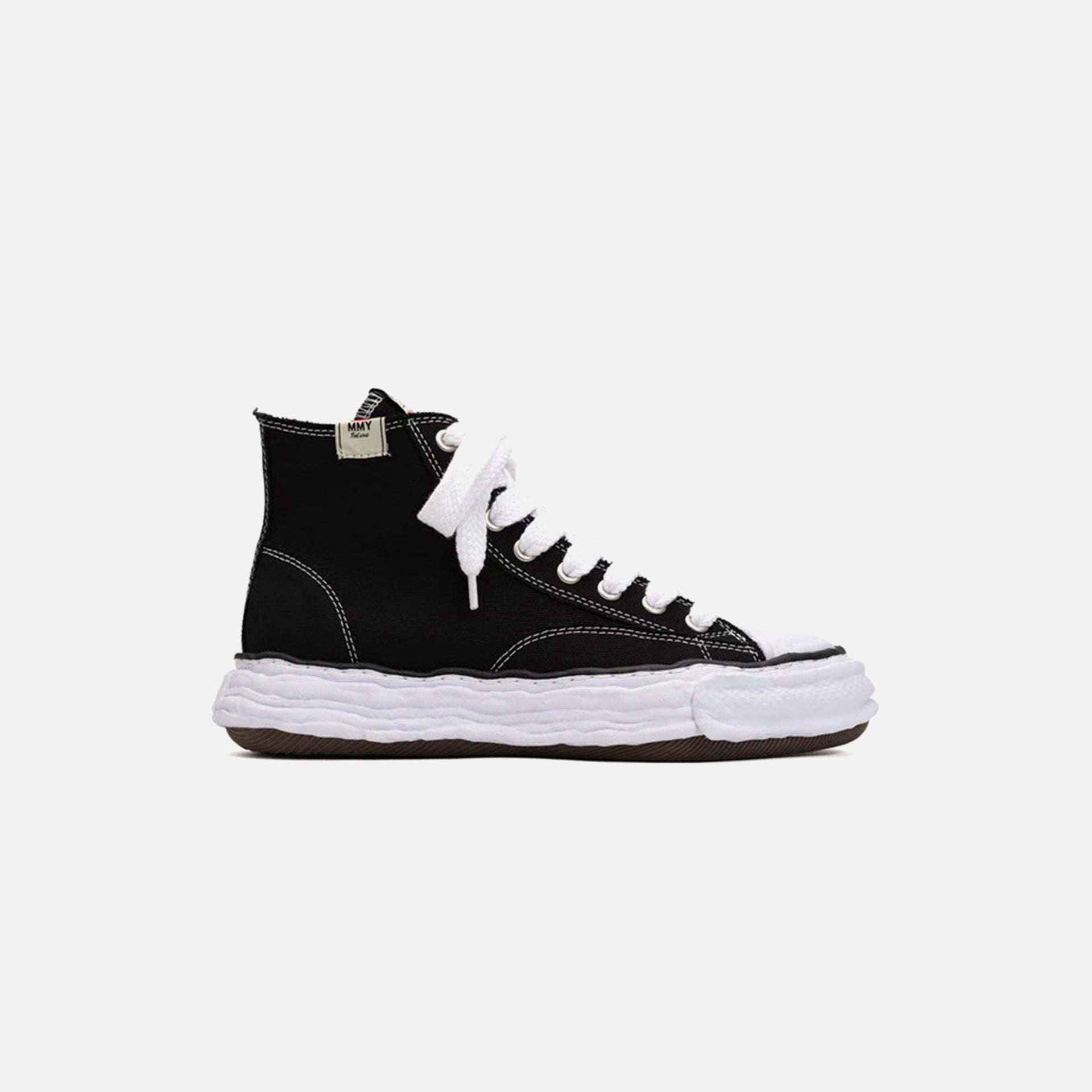 Mihara Yasuhiro PETERSON 23 Original Sole High-Top Sneakers - Black / White