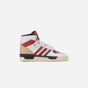 adidas Rivalry High 86 - White / Glo Red / C Black