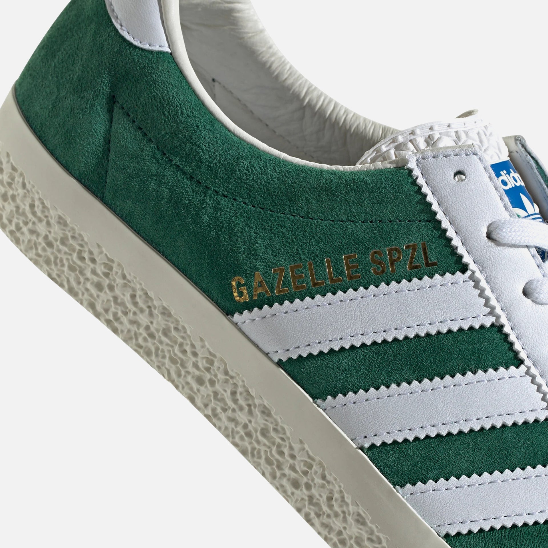 adidas Gazelle Spzl - Dark Green / Cloud White / Off White