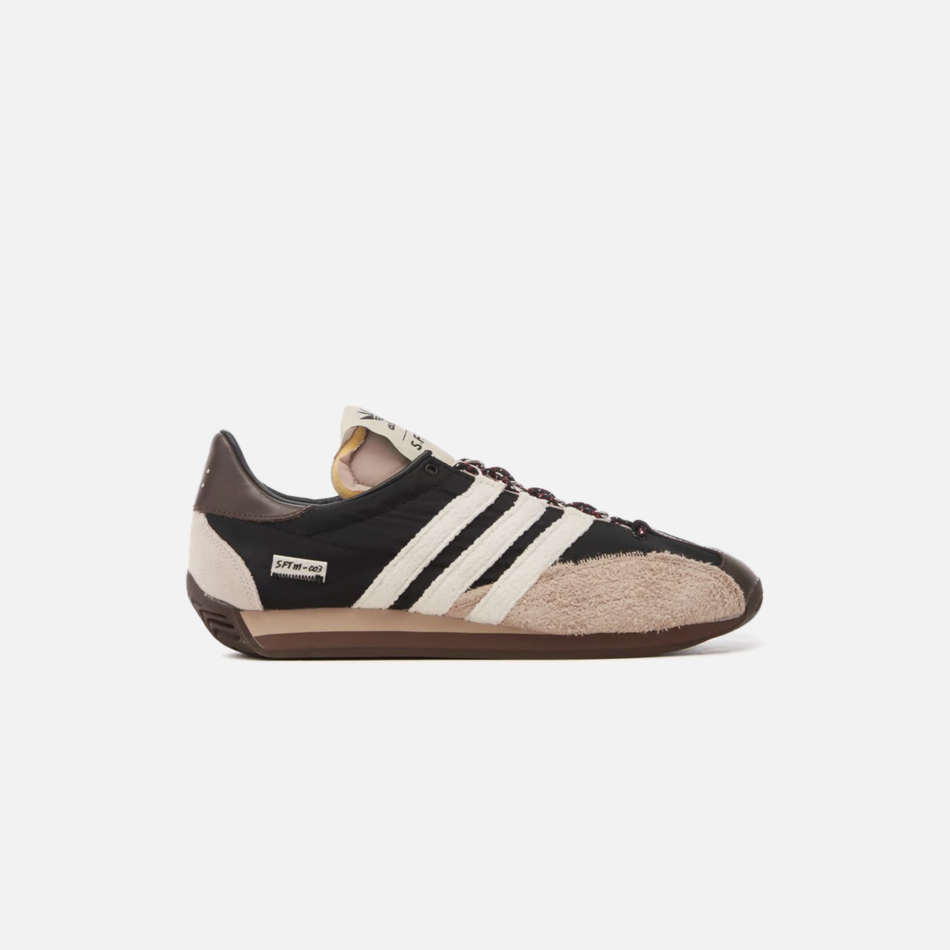 adidas Country OG SFTM - Core Black / Core White / Wonder Beige