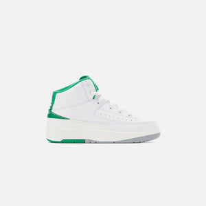 Jordan PS Air Jordan 2 Retro - White / Lucky Green / Light Steel