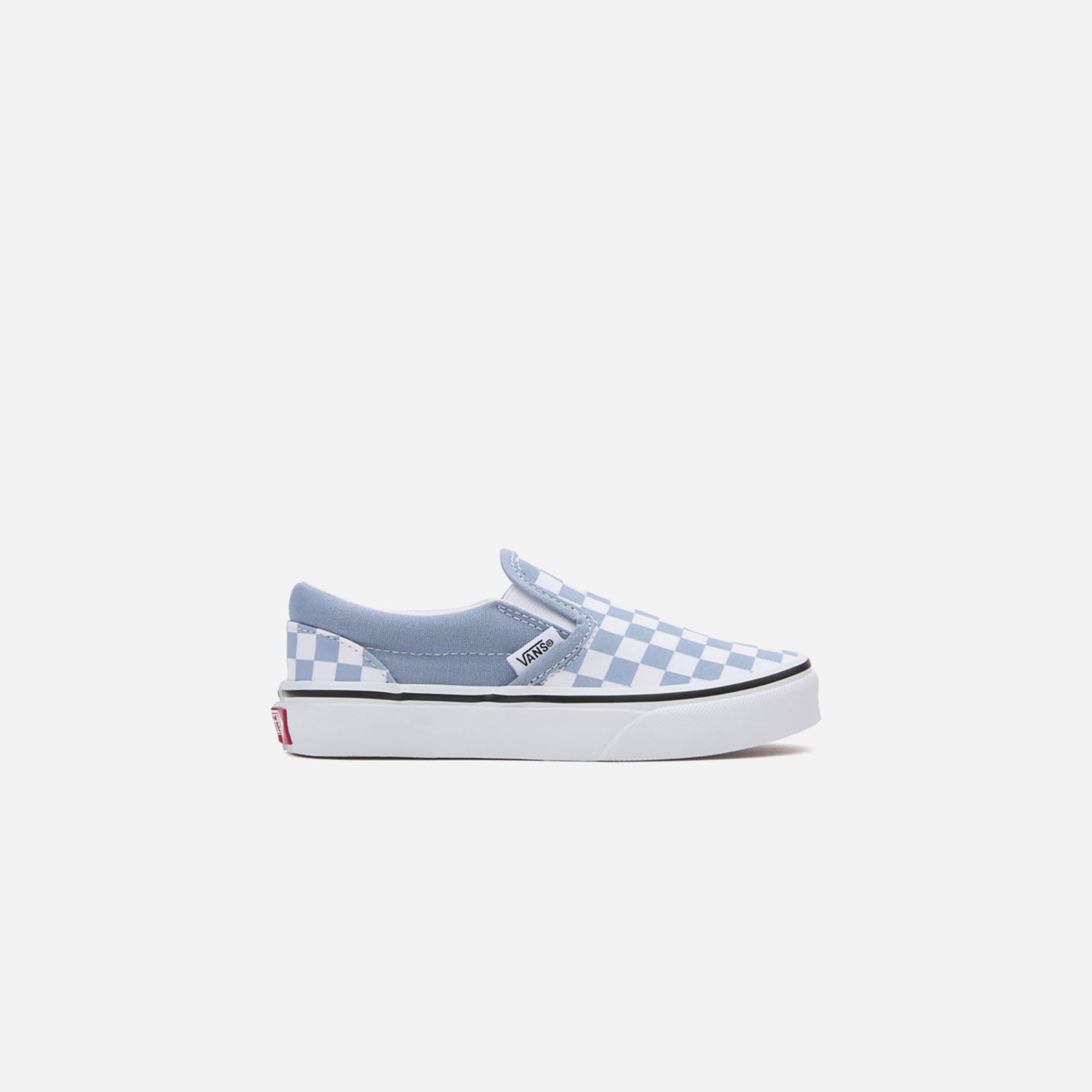 Vans Pre-School Classic Slip-On - Checkerboard Dusty Blue