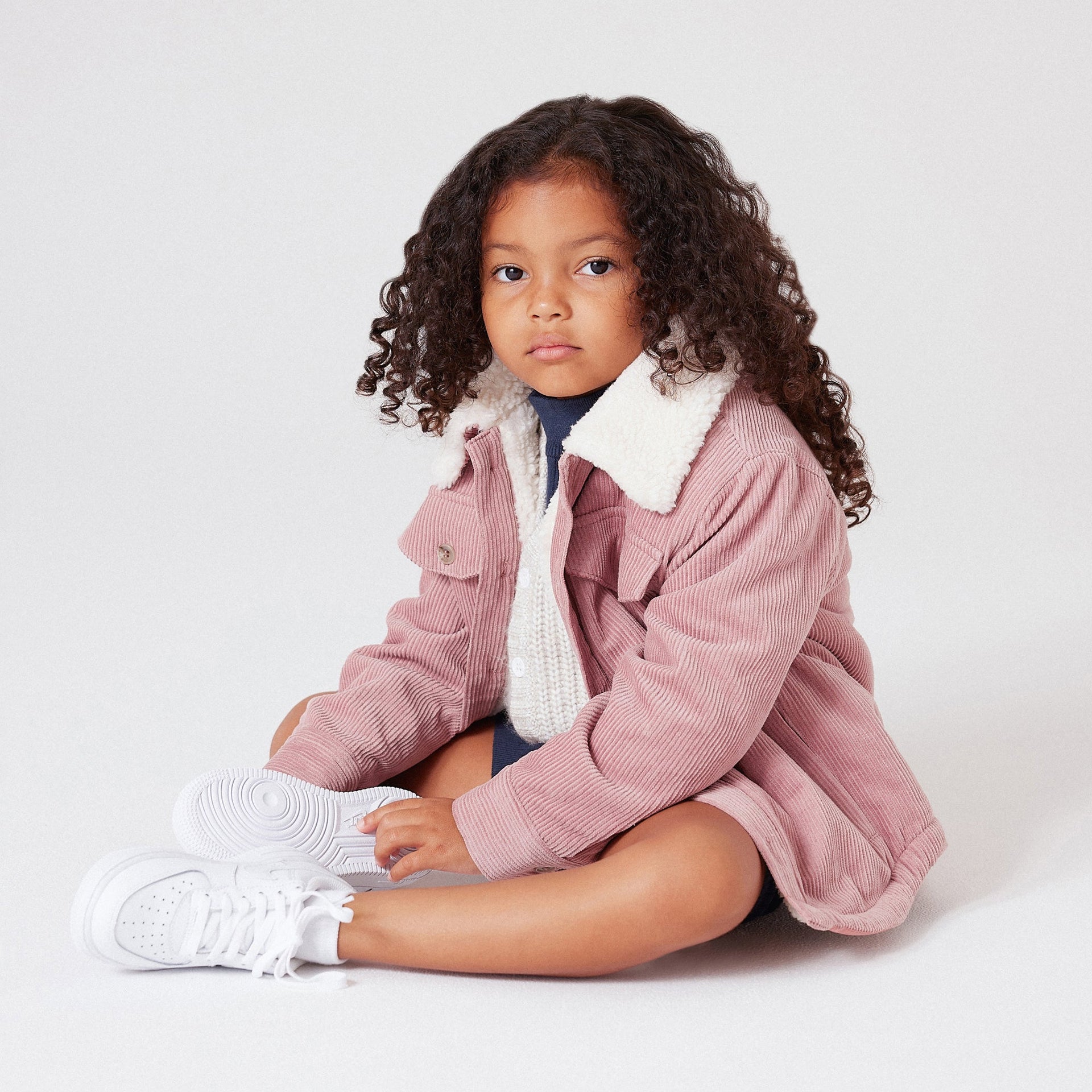 Kith Kids Classics Corduroy Shacket - Dusty Mauve