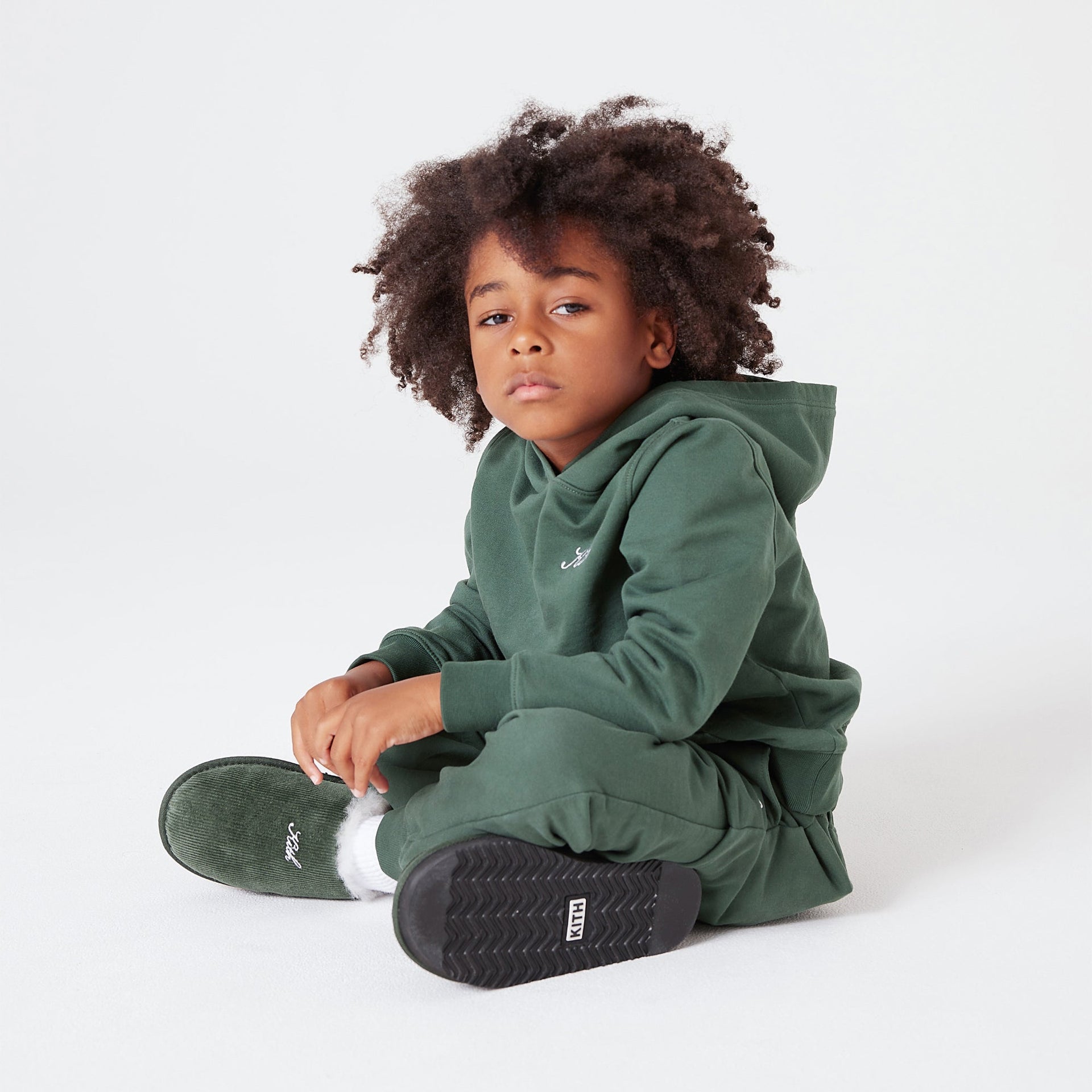 Kith Kids Classic Williams Hoodie - Jungle Green