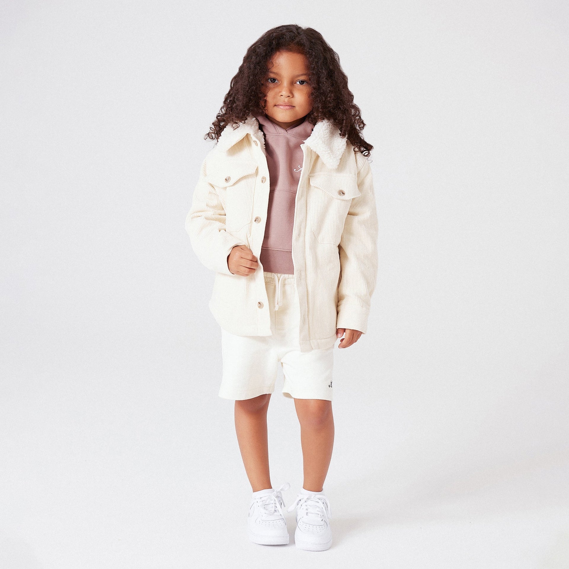 Kith Kids Classics Corduroy Shacket - Sandrift