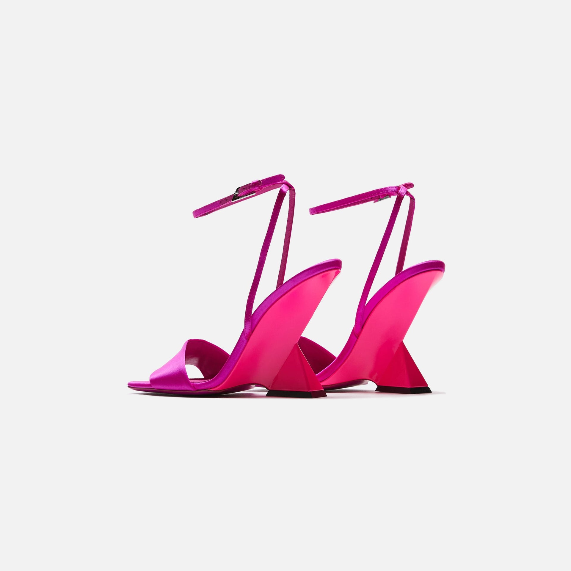 The Attico Cheope Sandal 105mm - Fuchsia / Fluo Fuchsia