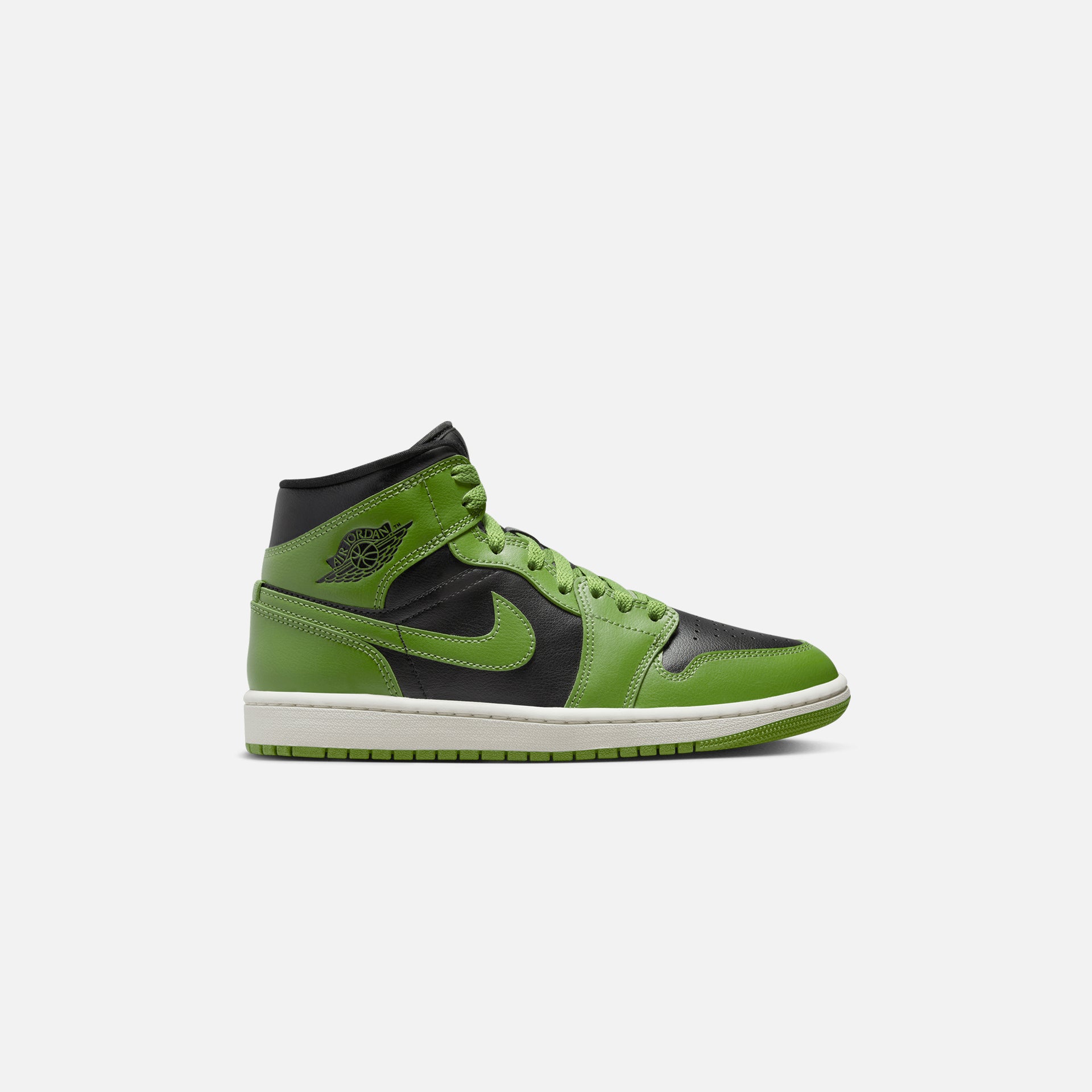 Jordan WMNS Air Jordan 1 Mid - Black / Altitude Green / Sail