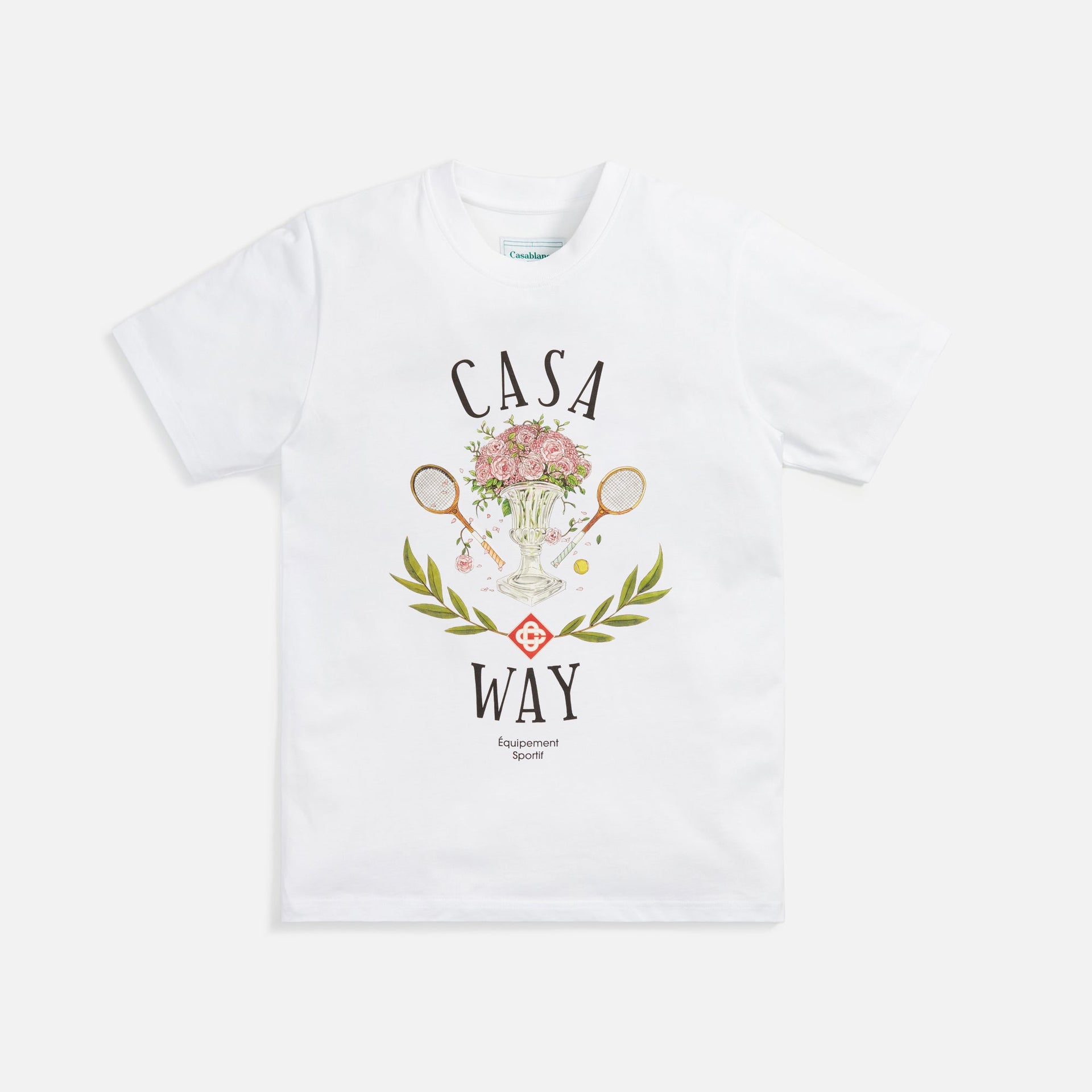 Casablanca Casa Way Printed Tee - White