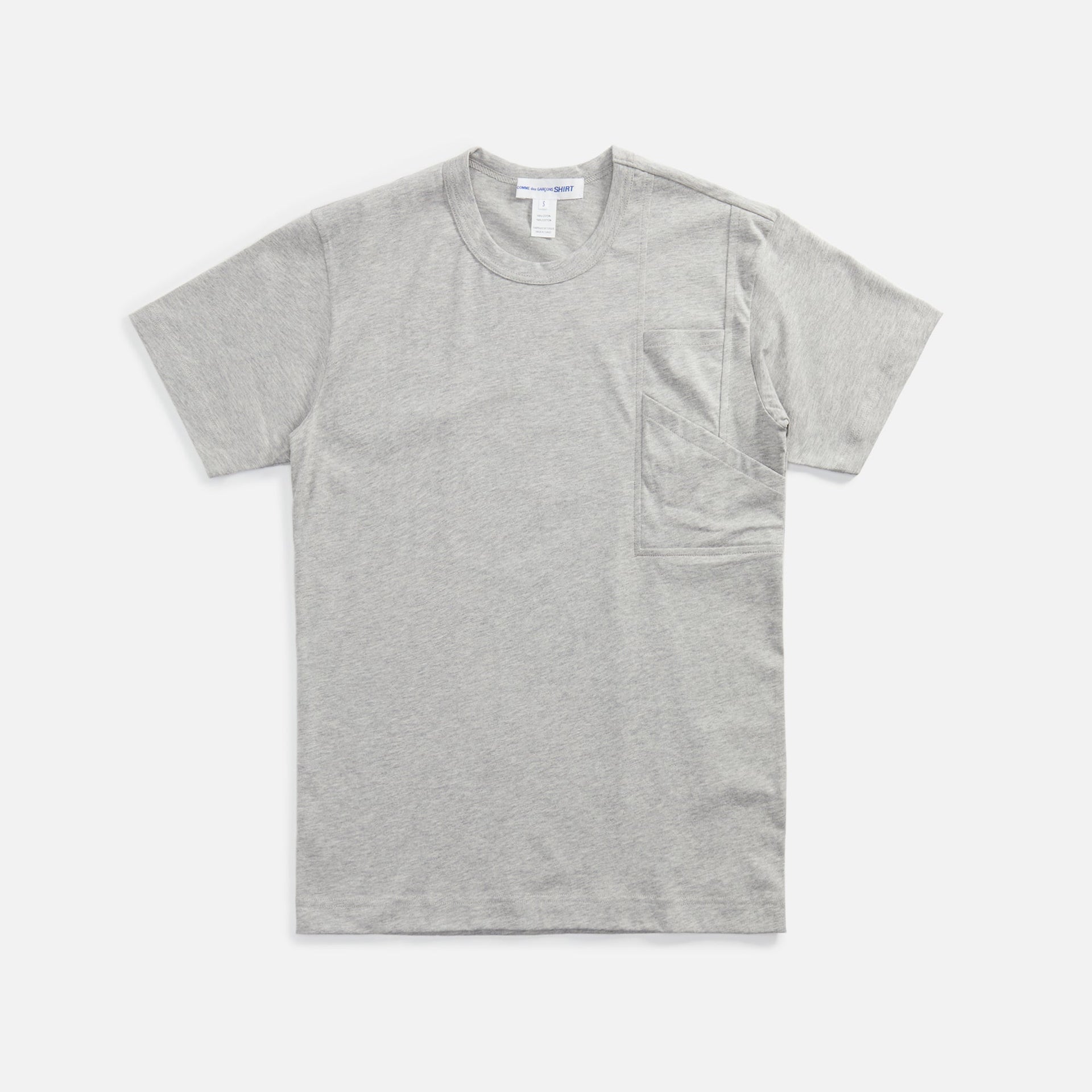 Comme des Garcons Cotton Jersey Tee - Grey