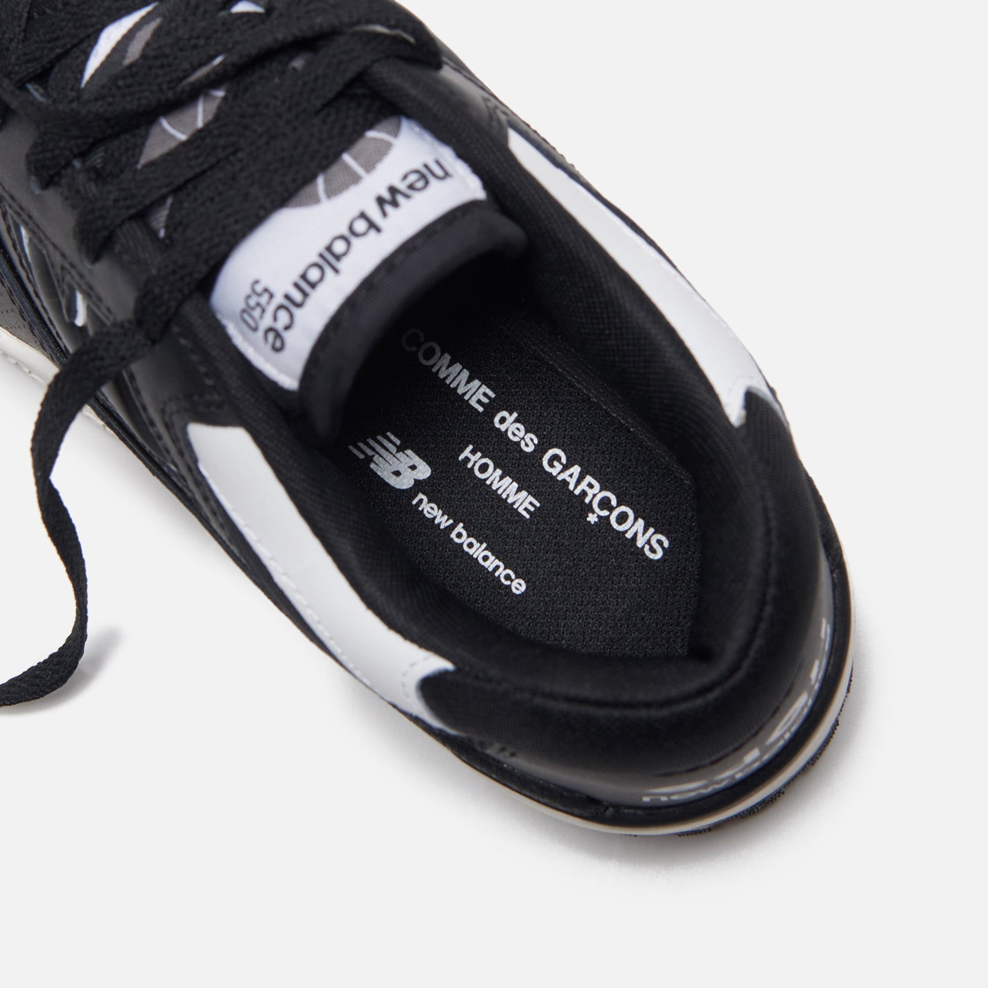 CDG Pocket Junya Watanabe x New Balance Steer Smooth BB550 - Black