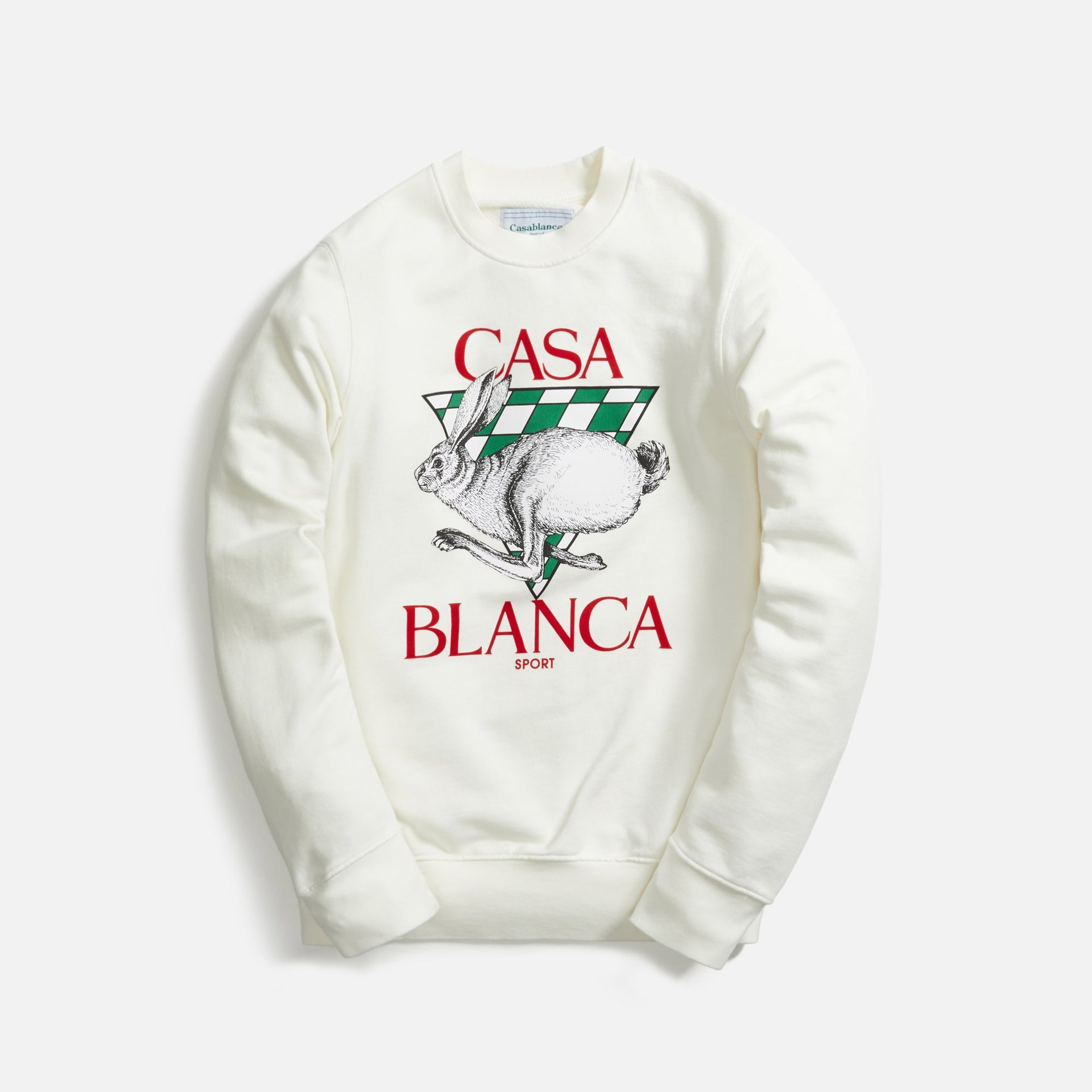 Casablanca Casa Sport Screen Print Crewneck - Off White