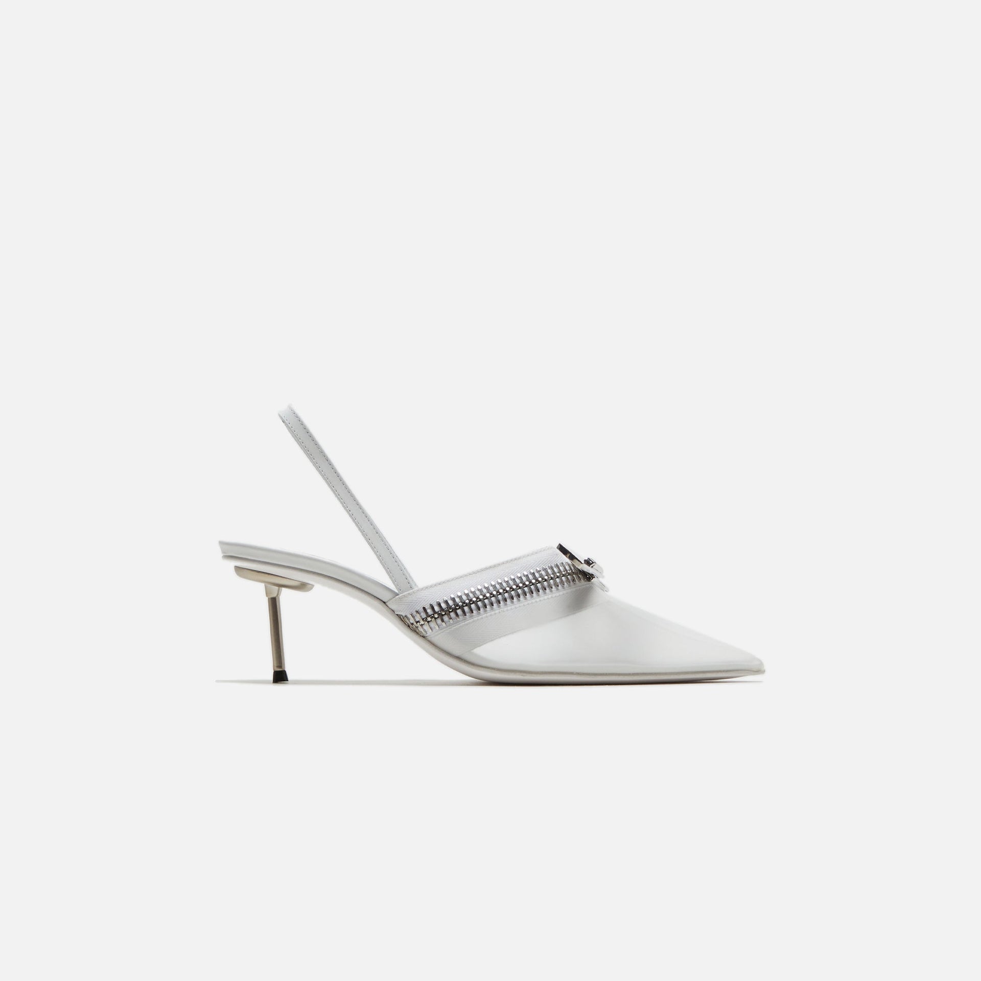 Coperni Zip Stiletto - Ice Clear White